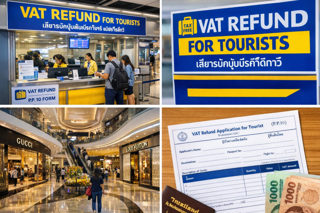 泰国退税规定2026：游客VAT退税条件、机场退税流程完整指南